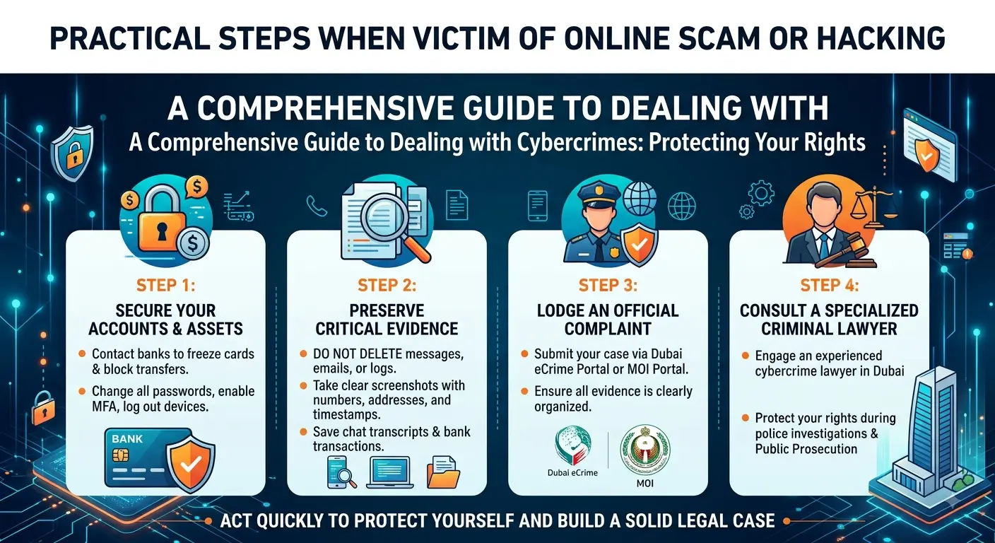 What to Do If You Fall Victim to an Online Scam or Hacking
