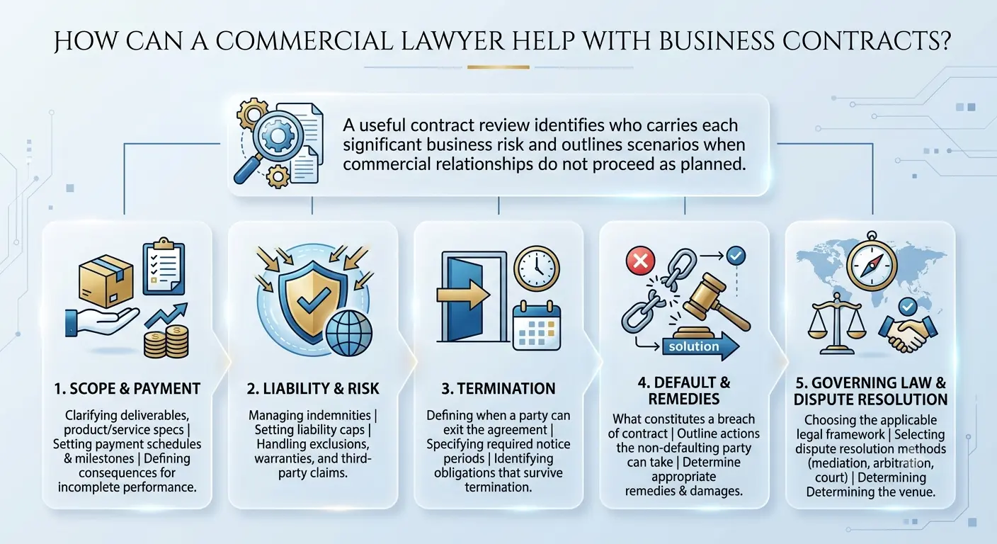 Commercial Lawyer Help With Business Contracts