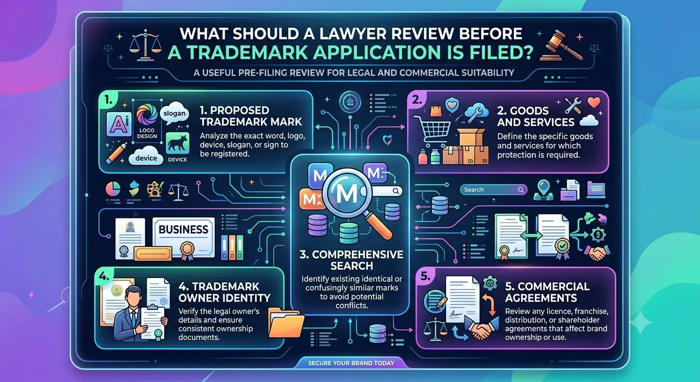 What Should a Lawyer Review Before a Trademark Application I
